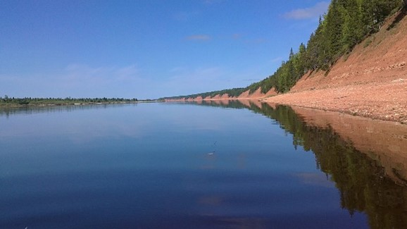 Река Мезень, с. Лешуконское, Архангельская область